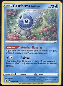 Castform Rainy Form 033/198 Pokemon TCG Pokemon - Picture 1 of 1