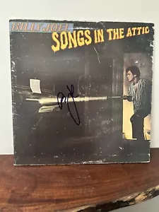 BILLY JOEL SIGNED SONGS IN THE ATTIC ALBUM VINYL RECORD BECKETT COA PIANO MAN - Picture 1 of 15