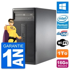PC Tour HP 280 G1 MT Intel Pentium G3220 RAM 16Go Disque Dur 1To Windows 10 Wifi - Imagen 1 de 8