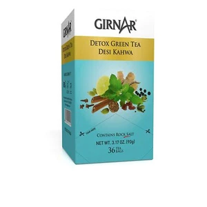 Girnar Detox Green Tea - Desi Kahwa (36 Tea Bags) - Picture 1 of 6