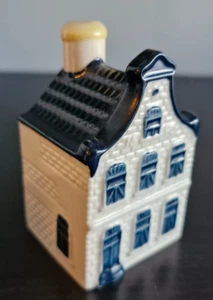 KLM Bols Blue Delft Amsterdam Canal House No 5 (empty) - Picture 1 of 6