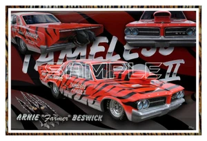 Arnie Beswick Tameless Tiger II 1964 Pontiac GTO Poster Print - Picture 1 of 1