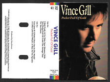VINCE GILL  :  POCKET FULL OF GOLD , 1991 , CASSETTE ( MCA , C. HOUSE , CANADA )