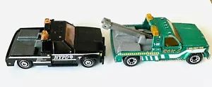 Matchbox 1987 GMC Wrecker 1:64 Die Cast Black NYPD Wrecker Tow Truck Lot - Picture 1 of 5