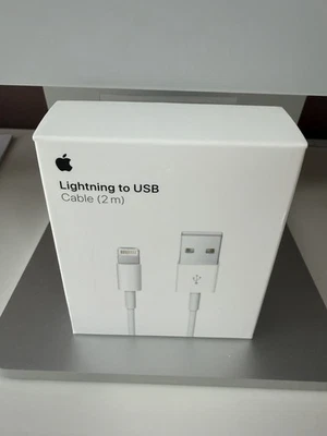 Authentic Apple Lightning to USB Cable (2m)  New in Box - Image 1 of 3