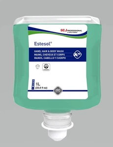 case of 6 SC Johnson Estesol Pure 1L Hand Hair & Body Wash - Picture 1 of 4