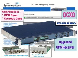 Symmetricom XLi OCXO UPGRADED GPS 10MHz LPN Oscillator NTP Time Server LOADED!! - Picture 1 of 23