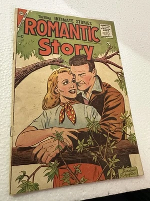 Romantic Story #32 Charlton 1956 Krigstein Cover Comics Code Romance 10¢ VG+ - Image 1 of 4