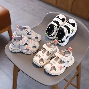 Kids Girls Closed Toe Summer Sandals Lightweight Toddler Boys Walking Shoes Size - Picture 1 of 13