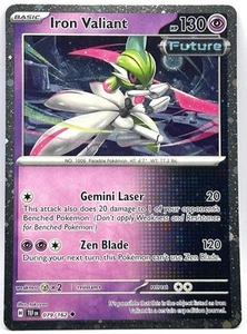 Iron Valiant 079/162 Scarlet & Violet Promo Cosmos Holo Pokemon - Picture 1 of 2
