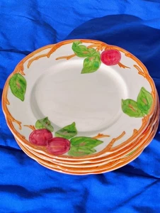 Franziskaner Apfel Teller Dessert oder Salat 8" 5er Set Gladding Mcbean Co Vintage - Bild 1 von 15