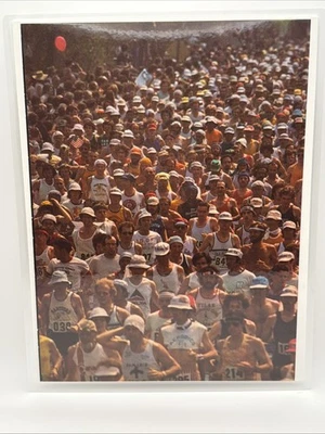 520 Impresiones Vintage Maratón de Boston Años 80 Laminado 8 1/2” X 11” Impresión Publicada Foto 1 de 4