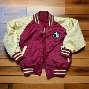 FLORIDA SEMINOLES Kids 4T Reversible Varsity Jacket Football Team Retro - Picture 1 of 7