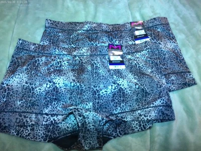 2 pares de bragas cortas grises/negras Cheetah Maidenform 40774 para niño *NUEVAS* XL 8 Foto 1 de 2