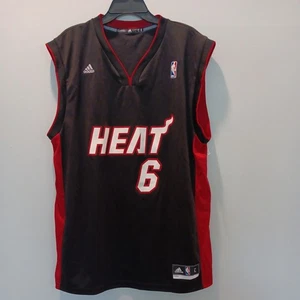 SELTENES LEBRON KING JAMES MIAMI HEAT ADIDAS NBA #6 TRIKOT GR. L - Bild 1 von 9