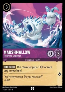 Marshmallow - Terrifying Snowman (051) Foil Ursula's Return Disney Lorcana - Picture 1 of 1