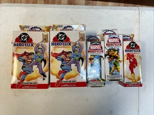 Lote de clics de héroes de Marvel y DC (Wizkids, Superman, Flash, Cíclope) - Imagen 1 de 6
