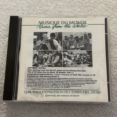 PROMO Qawwali the Essence of Desire France CD Album - Like New  — 第 1/4 张图片