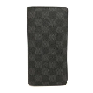 Louis Vuitton Damier Graphite Porte feiulle Brazza Long Wallet Purse/2BJ3839 - Picture 1 of 8