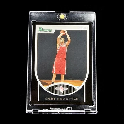 NBA Card 2007-08 NBA Topps & Bowman Rare Serial Numbered #/2999 Carl Landry  123 - Image 1 of 3