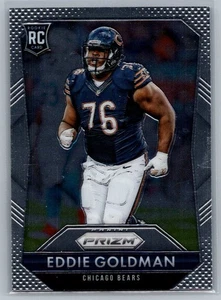 Eddie Goldman #235, novato, Prizm Silver, Chicago Bears, 2015 Panini - Imagen 1 de 2