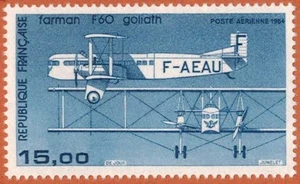 1984-Farman F.60**Luftpost-STEMPEL-Yt.Pa57 - Bild 1 von 1