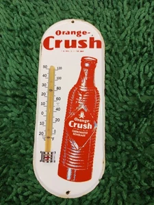 Orange Crush Vintage Style Thermometer Plate merchandise advertising Store - Picture 1 of 11