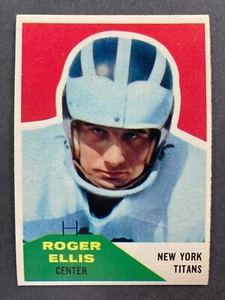 1960 Fleer #119 Roger Ellis RC (New York Titans)    ROOKIE! - Picture 1 of 2