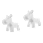 2 PCS Paper Mache Animals for Crafts Model Decorations