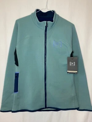 $169 Burton [ak] Baker Power Fleece Women MEDIUM Stretch Snowboarding Green - Image 1 of 4