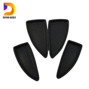 4x Interior Front and Rear Door-Switch Bezel Cap Set Black for Chevrolet Malibu - Foto 1 di 7