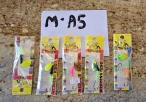 Macks Doppio Whammy - Anello Matrimonio 5 Pz - Traino Salmone - Lotto Salmone - M-A5 - Foto 1 di 1