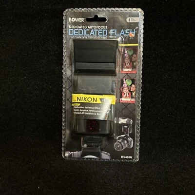 BOWER DEDICATED AUTOFOCUS NIKON i-TTL DSLR DIGITAL SHOE MOUNT FLASH SFD630N B5 - Image 1 of 4