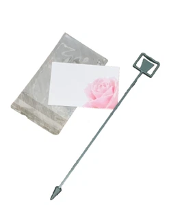 Tarjeta conmemorativa de flores de floristería en celofán y elige para homenaje de flores funerarias - Imagen 1 de 1