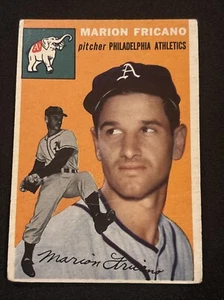 Marion Fricano 1954 Topps PHILADELPHIA ATHLETICS (CREASE) - Picture 1 of 2