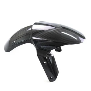 Parafango anteriore 100% vera fibra di carbonio per ZX10R 2011-2015, ZX6R 2009-2018 - Foto 1 di 4