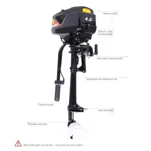 HANGKAI 1000W Outboard Motor Heavy Duty Boat Engine 48V Electric Trolling Motor - Picture 1 of 47