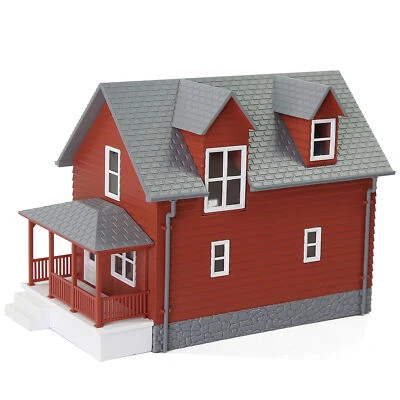 Evemodel N Scale 1:160 Model Village Farm House Pre-built Building Diorama - Image 1 of 4