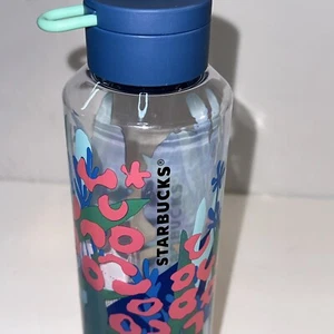 Starbucks Kaffee - 24oz. Plastik Trinkflasche - Jungle Cheetah Reef - wiederverwendbar - Bild 1 von 9