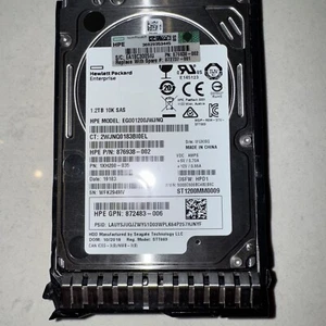 876938-002 HPE 1.2TB SAS 12G 10K SFF SC HDD - Afbeelding 1 van 4