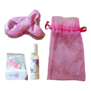New Breast Cancer Awareness 4 Piece Gift Bag: Emery Board, Lotion, Gel Pack, Bag - Picture 1 of 11