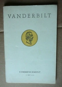VANDERBILT COLLEGE NASHVILLE TN TENNESSEE - 1979 COMMENCEMENT PROGRAM - GOOD - Picture 1 of 3