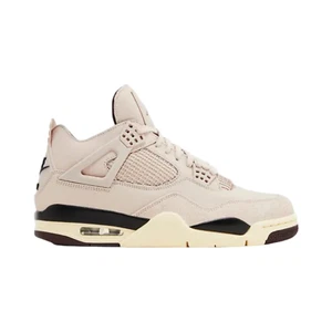 Women's Air Jordan 4 A Ma Maniere Fossil Stone Metallic Pewter Burgundy Crush - Picture 1 of 8
