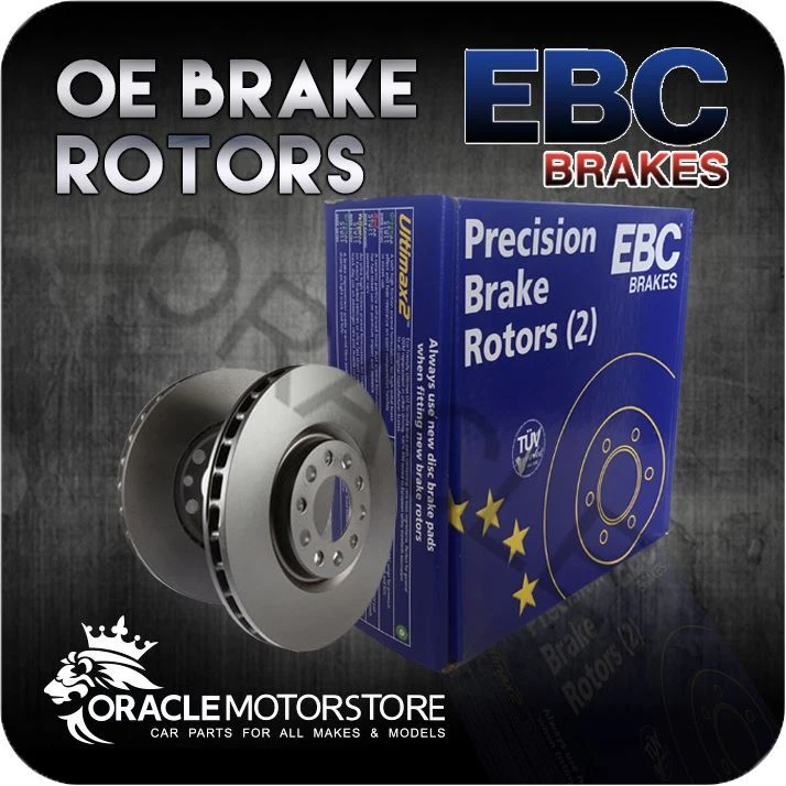 NEW EBC OE PREMIUM FRONT DISCS PAIR BRAKING DISCS OE QUALITY - D1136 - Image 1 of 1
