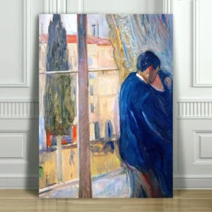 EDVARD MUNCH - Kiss - CANVAS ART PRINT POSTER - 24x16" - Picture 1 of 1