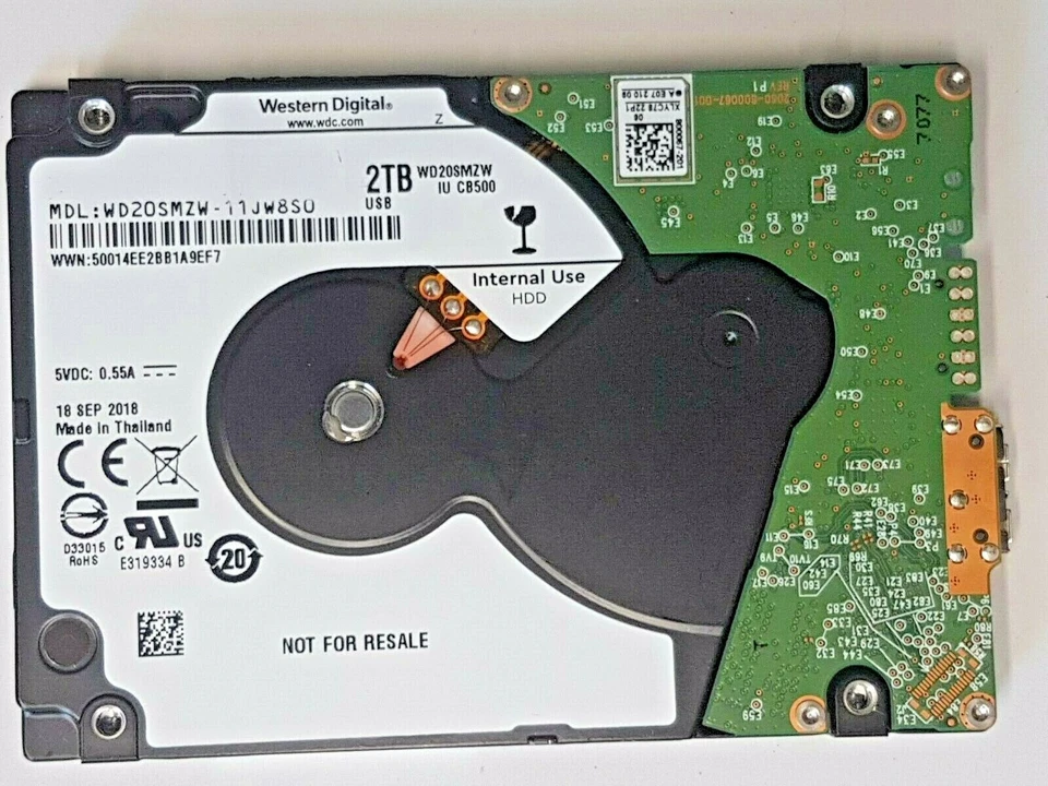 WD20SMZW-11JW8S0 Sn WXU1Axxxxxxxx 18 Sep 2018 Thailand - Image 1 of 1