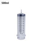 150-500ML Reusable Big Large Plastic Hydroponics Nutrient Measuring Syringe UK