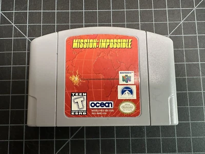 Mission: Impossible (Nintendo 64, N64 1998)Authentic-Tested-Clean-Cartridge Only - Image 1 of 4