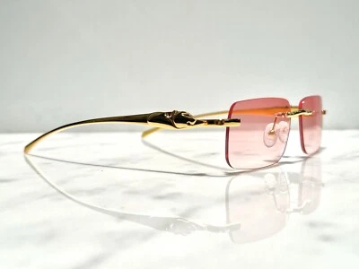 Big C Diamond Cut Red Lens - BRAND NEW (CT00920) Panther Buffalo Horn Woods - Image 1 of 4