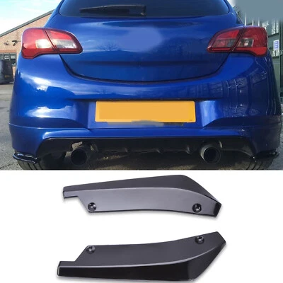 Difusor de parachoques trasero brillante divisor parachoques labios Canard para Vauxhall Corsa VXR Foto 1 de 4